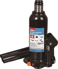 Hilka 8 Tonne Welded Bottle Jack - 222-447mm, Black