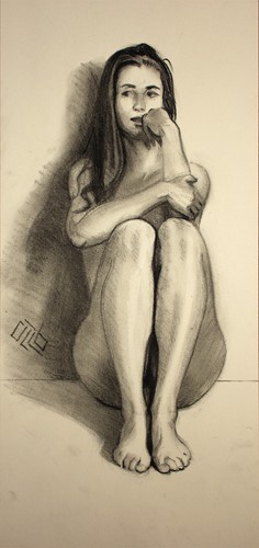 Original female charcoal - original,