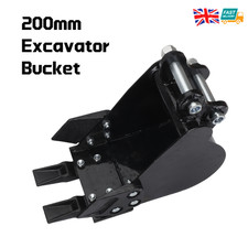 200mm Digging Bucket 25mm Pins