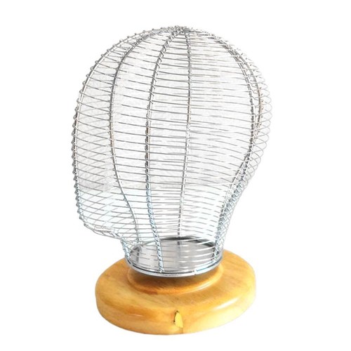 Metal manikin head holder - manikin,