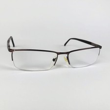 POLICE eyeglasses BROWN HALF RIM glasses frame MOD: V8148 COL.K01