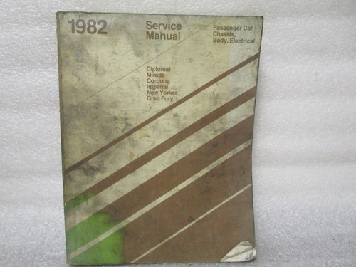 1982 service manual passenger - 1982,
