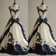 Gothic Wedding Dresses Black