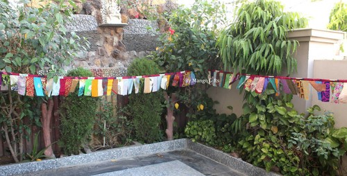 Vintage indian silk sari - vintage,