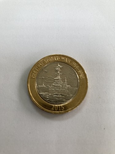 Royal navy coin flag error - royal,