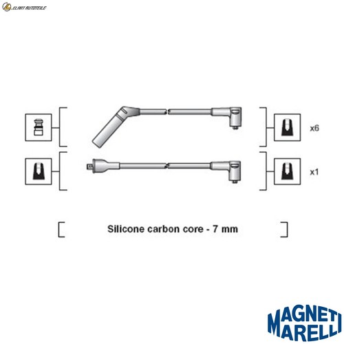 Ignition wire set 941318111062 - wire,