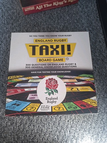 England rugby taxi - rugby, board