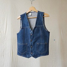 Vintage 70s Denim Waistcoat