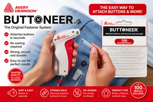 Avery buttoneer fastening - avery,