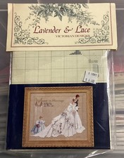 Lavender and Lace Cross Stitch
