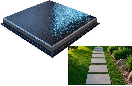 Large square concrete - square,