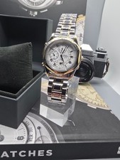 Mens Seiko Chronograph SQ 50 Two Tone Watch Ref 7T32-7E00 Quartz