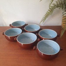 6 x  DENBY Homestead Blue &