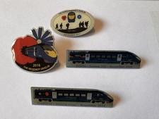 Railway Train Badges Hitachi Class 395 Railtours 2014-2018 Ltd Edition. Bundle