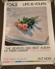 Foals Life Is Yours Official Record Shop Promo Poster 70cmx50cm 