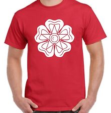 Jacobite Flag Red T-Shirt Rose Scotland Scottish Independence Symbol Rebellion