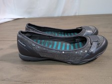 Skechers Microburst One-Up shoe Grey  UK Size 5 Sequins