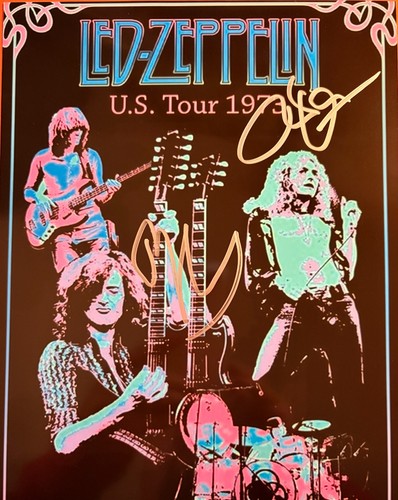 Robert plant signed jimmy - robert,