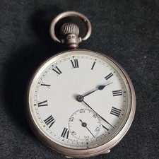 Antique solid silver gents - solid,