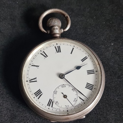 Antique solid silver gents - antique,