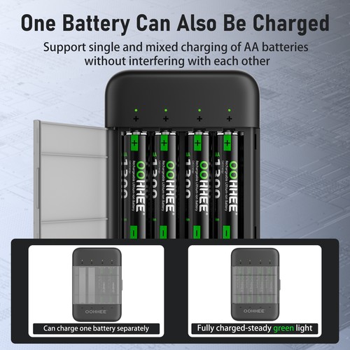 4pcs rechargeable aaa - 4pcs,