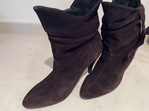 Vintage faith brown suede - vintage,