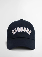 Barbour Campbell Baseball Cap Navy Blue Adjustable Hat OSFM BNWT