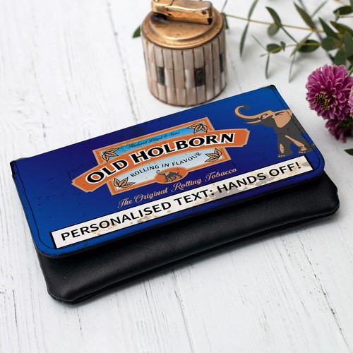 Personalised tobacco pouch old - personalised,