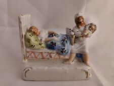 Antique Victorian China Fairing WHEN A MAN IS MARRIED HIS TROUBLES BEGIN (1)