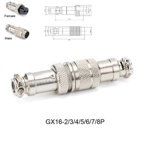 2pin 6pin aviation plug - to,