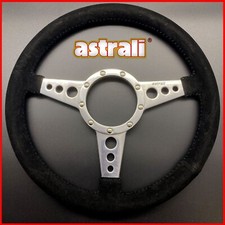 14" Morris Minor Alcantara Steering Wheel & Boss Kit - Horn On The Stalk only