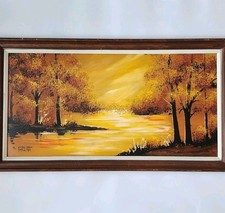 Original Oil Painting Autumn