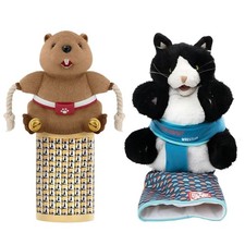 Cat Wrestling Hand Puppets