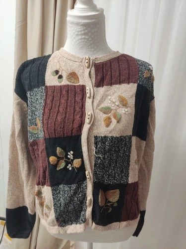 Vintage cabin creek patchwork - creek,