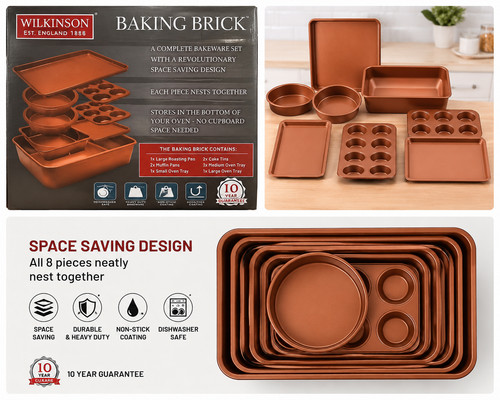 Wilkinson baking brick 8pc - baking,