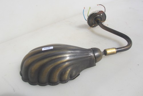 Brass lamp shade - brass, shell