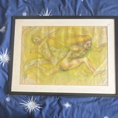 Signed framed figurative - figurative, nude