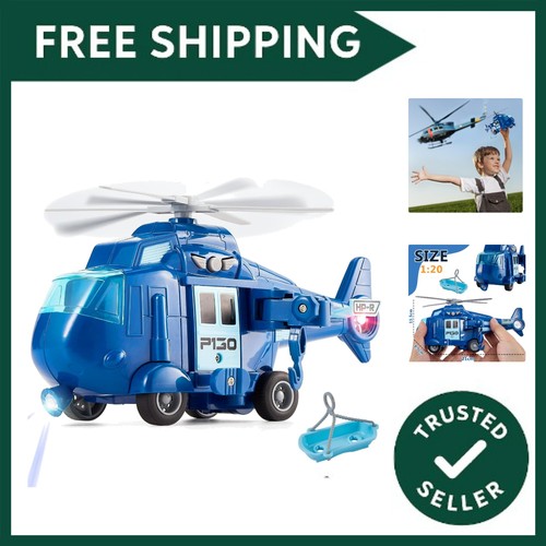 Rescue helicopter toy - helicopter, blue