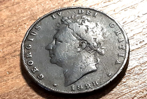 George farthing 1828 - george, iv