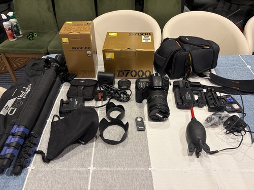 Nikon d7000 dslr 200mm vr - 18-200mm,