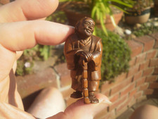3c. Hand Carved wood netsuke