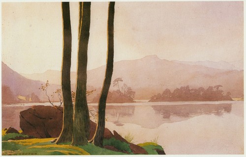 Evening light rydal water - rydal,