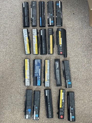 Laptop batteries joblot - -, with