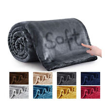 Fleece Blanket Large Bed Sofa