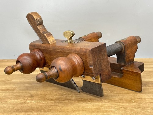 Vintage wood brass - wood, &