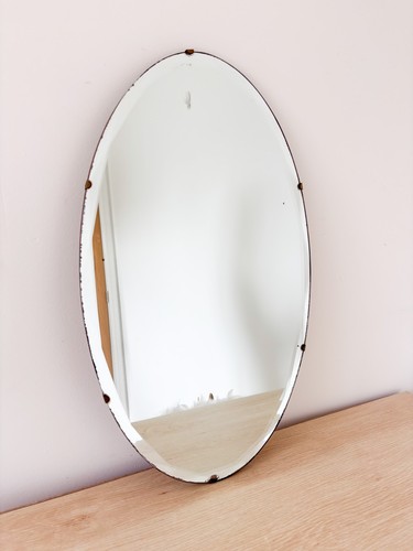Art deco 1930s oval wall - art,
