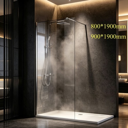 Wet room walk enclosure - room, in