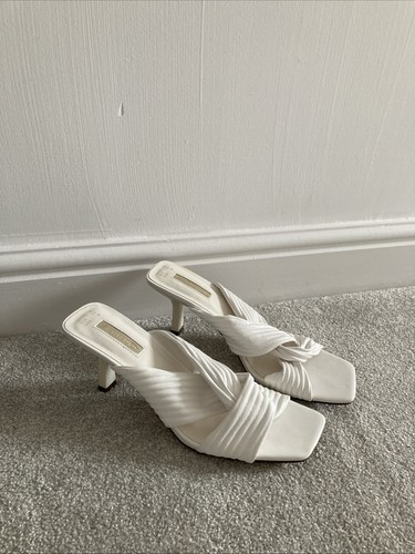 Woman ladies white high heels - woman,