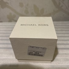Michael Kors Empty Watch box White/ Cream With Watch Holder Box Only!