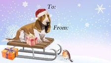 Basset Hound Dog Christmas